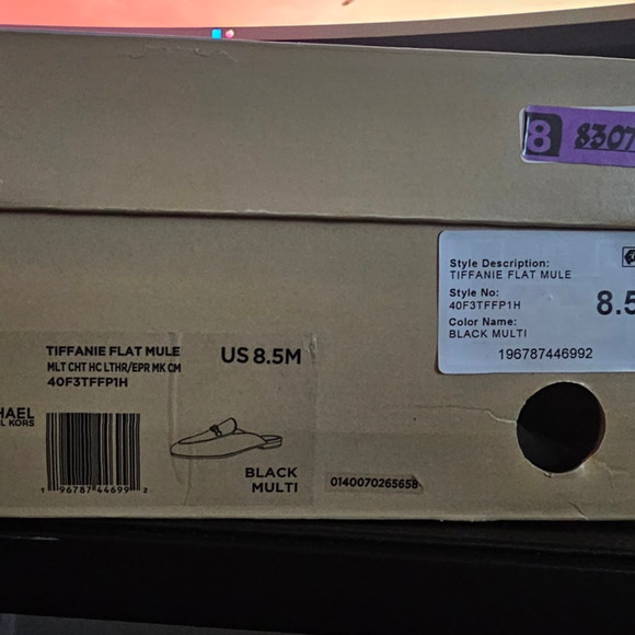 Michael Kors Women's Tiffanie Calf Hair  Slip On Mules Size 8.5  Leopard  NWT - Picture 8 of 8